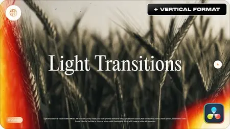 Light Transitions for Davinci Resolve 55786642