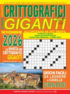 Crittografici Giganti N.67 - Novembre 2026