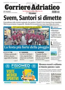 Corriere Adriatico Fermo - 27 Ottobre 2025