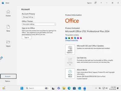 Windows 11 Pro 25H2 Build 26200.8655 (No TPM Required) With Office 2024 Pro Plus Multilingual Preactivated June 2026