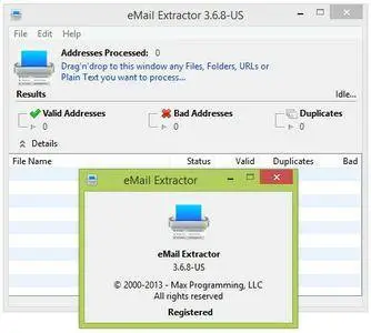 Maxprog eMail Extractor 3.6.8