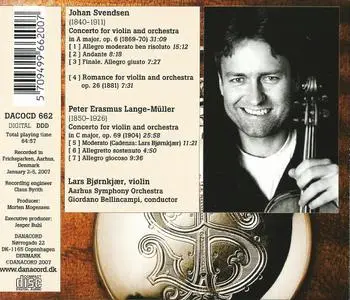 Lars Bjørnkjær - Johan Svendsen, Peter E.Lange-Müller: Violin Concertos (2007)