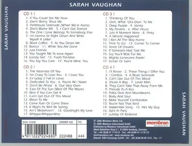 Sarah Vaughan - A Miracle Happened (2005)