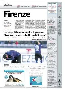 la Repubblica Firenze - 27 Dicembre 2018