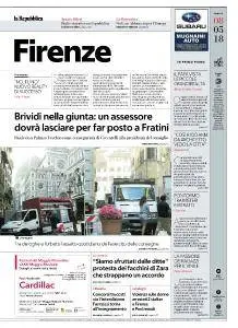 la Repubblica Firenze - 8 Maggio 2018