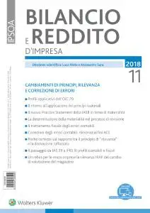 Bilancio e reddito d'impresa - Novembre 2018