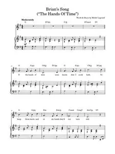 Brian's Song - Dusty Springfield, Michel LeGrand (Piano-Vocal-Guitar (Piano Accompaniment))