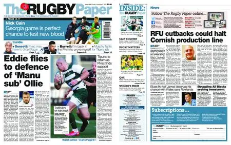 The Rugby Paper – November 08, 2020