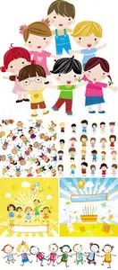 Cute Kids Vector