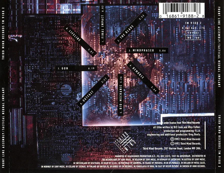 Front Line Assembly Tactical Neural Implant (1992) / AvaxHome