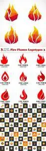 Vectors - Fire Flames Logotypes 3