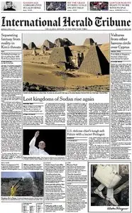International Herald Tribune from Monday, 01. April 2013