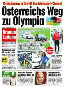 Kronen Zeitung Steiermark - 30. September 2017