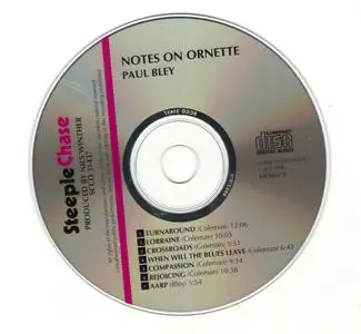 Paul Bley - Notes On Ornette (1997) {SteepleChase SCCD31437}