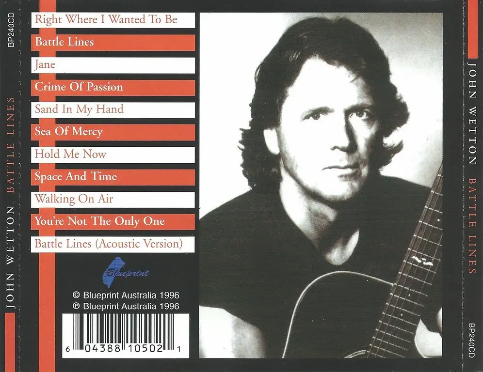 John Wetton - Battle Lines (1994) {1996, Reissue} / AvaxHome