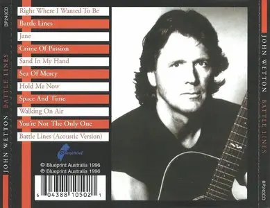 John Wetton - Battle Lines (1994) {1996, Reissue}