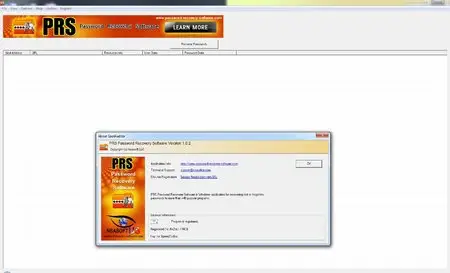 PRS Password Recovery Software 1.0.2