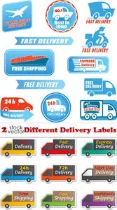 Vectors - Different Delivery Labels