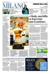 Corriere della Sera Milano – 07 settembre 2018