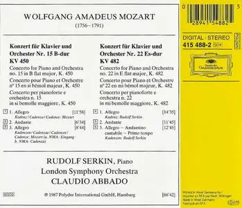 Rudolf Serkin, London Symphony Orchestra, Claudio Abbado - Mozart ...