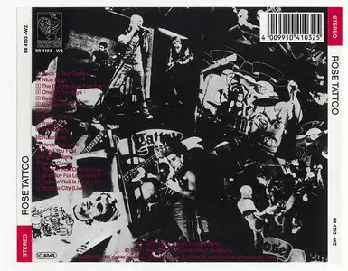 Rose Tattoo - Rose Tattoo (limited edition reissue) (1978/1990) RE-UPLOAD