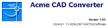 Acme CAD Converter ver.7.85