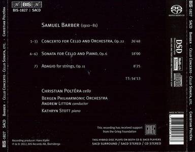 Christian Poltéra - Samuel Barber: Cello Concerto, Cello Sonata (2012) (Repost)