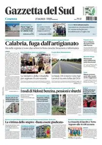 Gazzetta del Sud Cosenza - 27 Agosto 2023