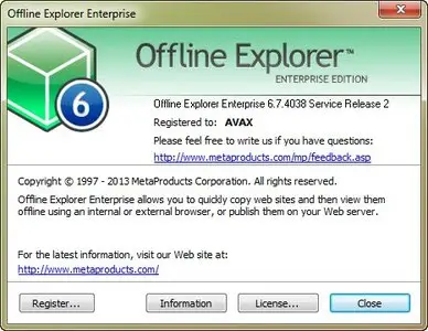 MetaProducts Offline Explorer Enterprise 6.7.4038 SR2 Portable