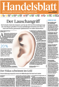 Handelsblatt vom Montag, 04. Mai 2015