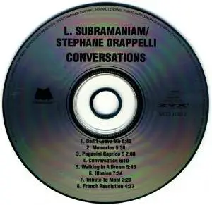 L. Subramaniam & Stephane Grappelli - Conversations (1984) {ZYX}