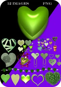 Green "HEARTS"