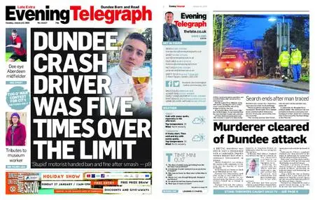 Evening Telegraph Late Edition – January 22, 2019