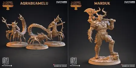 Clay Cyanide Miniatures - Aqrabuamelu, Marduk