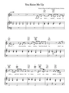 You Raise Me Up - Westlife (Piano-Vocal-Guitar (Piano Accompaniment))