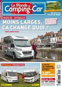 Le Monde du Camping-Car - février 2016