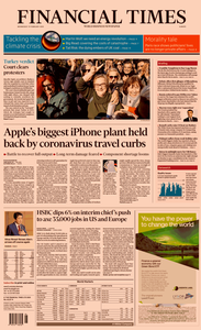 Financial Times Europe – 19 February 2020