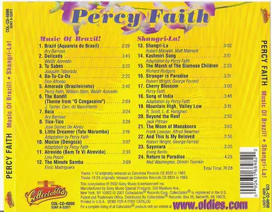 Percy Faith - Music Of Brazil !  / Shangri-La !  ( 2 LP in 1 CD ) [CD 2002]