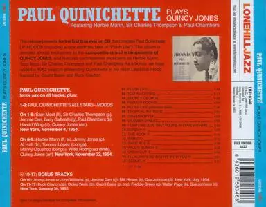 Paul Quinichette - Plays Quincy Jones (2008) {EmArcy--Lone Hill Jazz LHJ10346 rec 1952-1954}