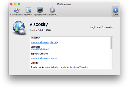 Viscosity v1.7.9 Multilingual macOS