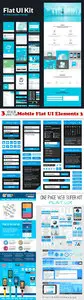 Vectors - Mobile Flat UI Elements 3