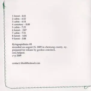Fred Lonberg-Holm - Cabin, Cemetery, Forest - Solo Cello (2009) {Flying Aspidistra #8}