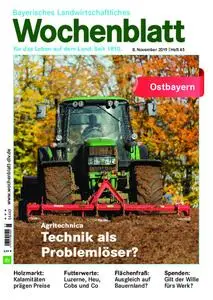 Bayerisches Landwirtschaftliches Wochenblatt Ostbayern - 07. November 2019
