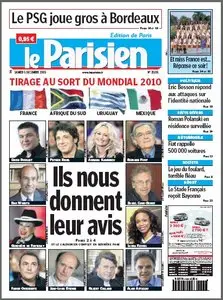 Le Parisien du 5.12.2009