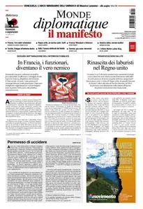 Il Manifesto Le Monde diplomatique - Aprile 2018
