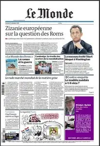 Le Monde, du Vendredi 17 Septembre 2010 Plus Suppl. Livres