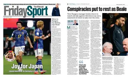 The Herald Sport (Scotland) – December 02, 2022