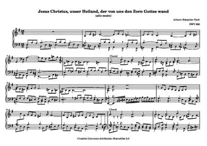 BachJS - Jesus Christus, unser Heiland