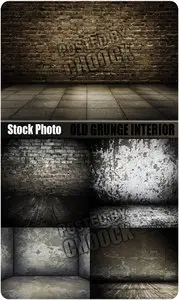 Stock Photo: Old grunge interior