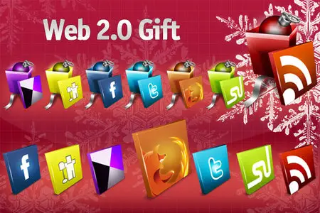 Web 2.0 Gift Icons